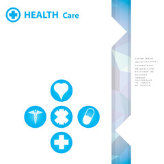 Abstract  medical background (Vector).