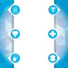 Abstract  medical background (Vector).