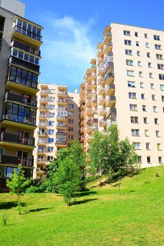 Summer in capital of Lithuania Vilnius city Pasilaiciai district