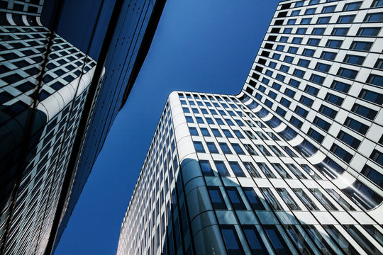 Modern financial office building