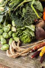 Assortment of green vegetables