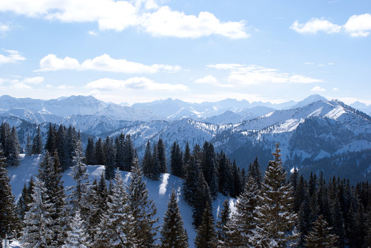 Alpen im Winter