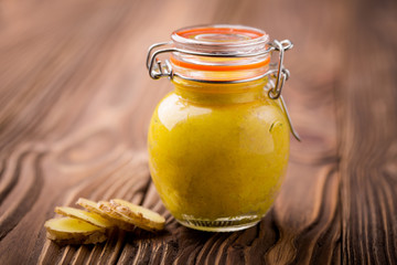 Natural diy chickpeas ginger paste