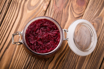 Natural diy pickled beetroot