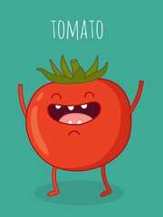 Funny tomato