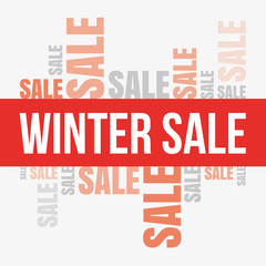 Winter Sale , discount banner