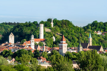 Ravensburg - die Stadt der Türme und Tore in Oberschwaben - obrazy, fototapety, plakaty