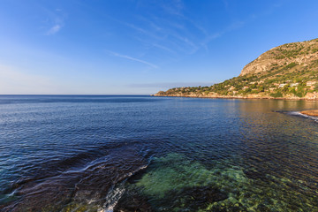 Sicilian Coastline in the Evening