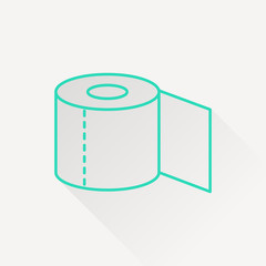 Toilet paper icon