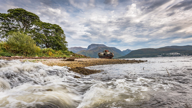 Wreck at Corpach