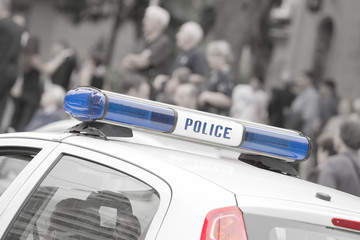 Police intervention.