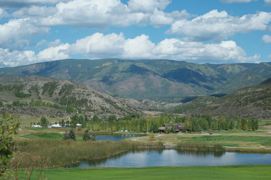 Lake Near Golf Course Snowmass Colorado