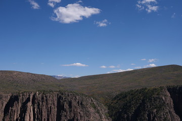 Naklejka premium Black canyon of the Gunnison National Park