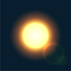 Vector modern sun background. sunshine design. - 92897096
