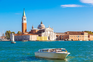 Plakat San Giorgio island in Venice, Italy