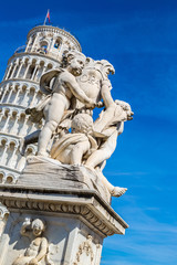 Fototapeta na wymiar Leaning tower in Pisa