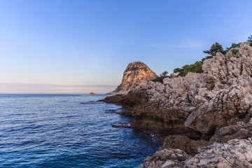 Sicilian Coastline in the Evening