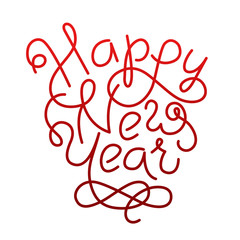 Happy New Year lettering card