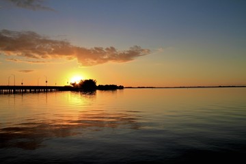 Fototapeta na wymiar Sunrise in florida