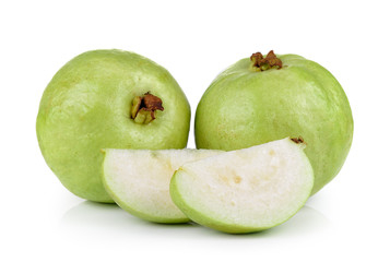 guava fruit isolated on white background