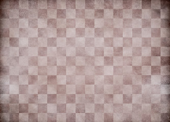 Beige old checkered paper background