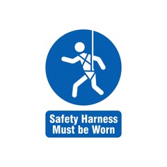 Mandatory Signs, Safety Sign Used in Industrial Applications 