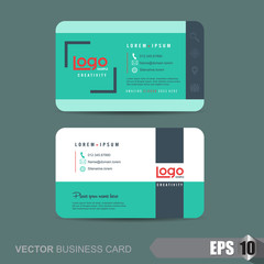 business card template,Vector illustration