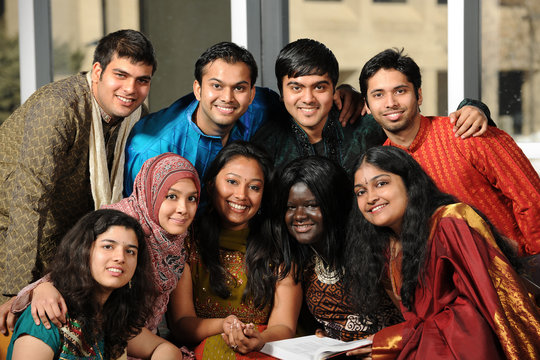 Group of Ethnic College Students