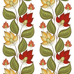 Vector Seamless Floral Pattern