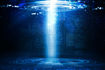 Traveling trough space and time © Sergey Nivens