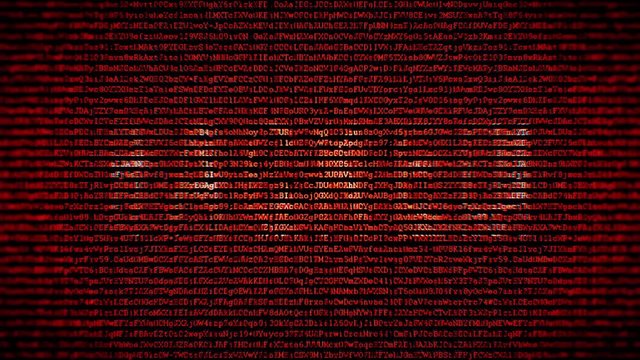 Background code style with text hacked