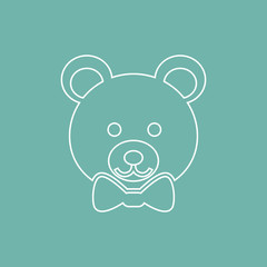 Toy bear icon