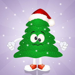 Fototapeta premium Funny Christmas tree