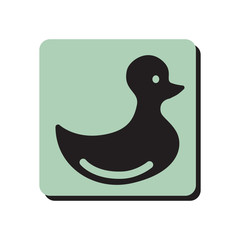 Toy duck icon