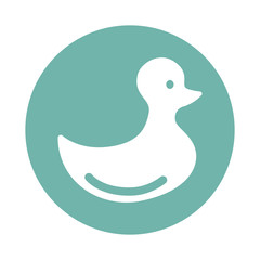 Toy duck icon