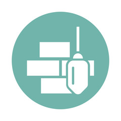 Construction plummet icon