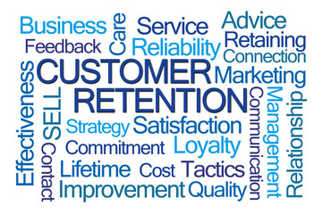 Customer Retention Word Cloud