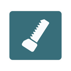 Construction saw icon