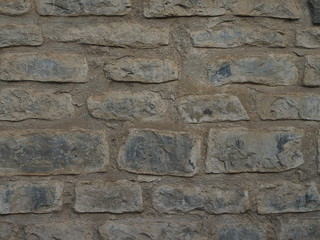 Old grey stone wall background
