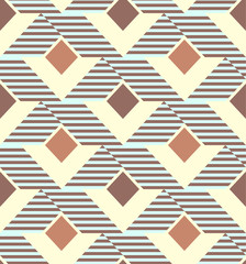 Geometric seamless pattern background.