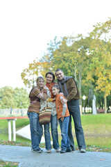 Fototapeta premium Portrait of family relaxing 
