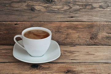 Coffee cup or chocolate closeup