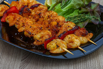 Prawn skewer