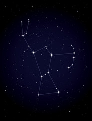 Constellation Orion - obrazy, fototapety, plakaty