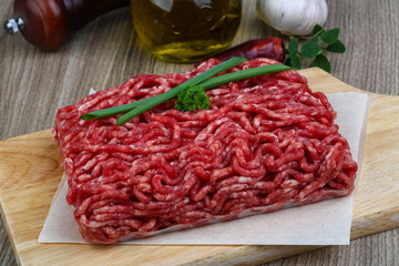 Minced beef