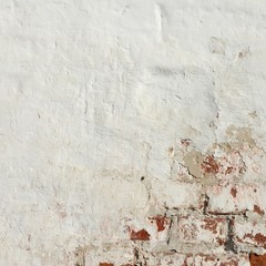 Blotch Red White Old Brick Wall Frame Background Texture