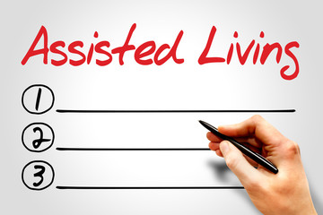 Assisted Living blank list concept