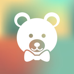 Toy bear icon