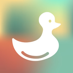 Toy duck icon