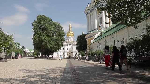 Courtyard of the Orthodox Church.
